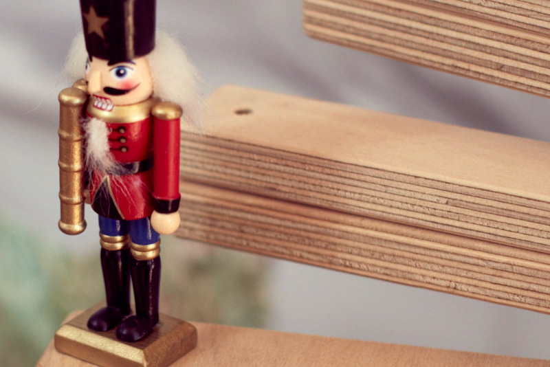 Tin Soldiers Christmas Tree Ornament for Wooden Tree Decoration, available at One Two Tree