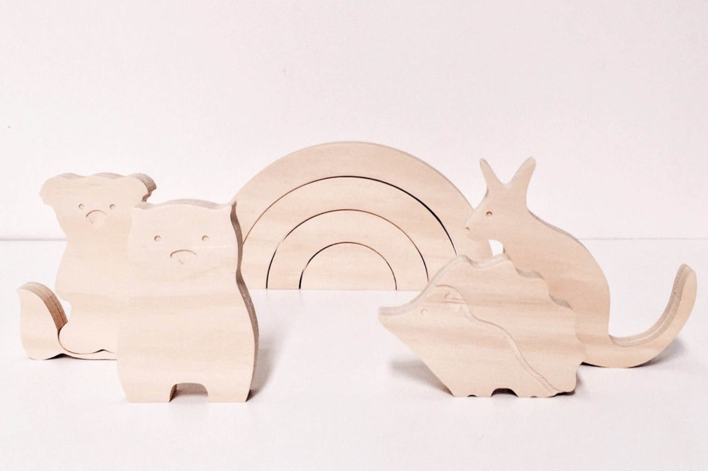 Little Aussie Treasures - Wooden Australian Native Animal Toys