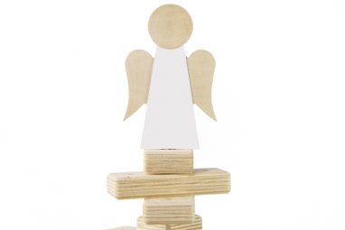 Christmas Tree Topper Angel - Wooden Tree Decoration by One Two Tree Designs