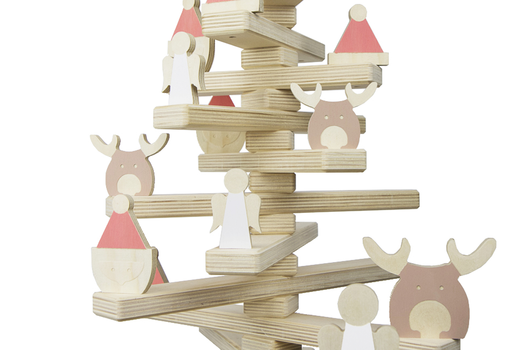 Wooden Santa Set Wooden Santa Set