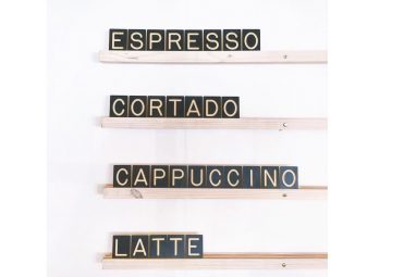Custom Wall Menu Board Letters - Coffee Shop